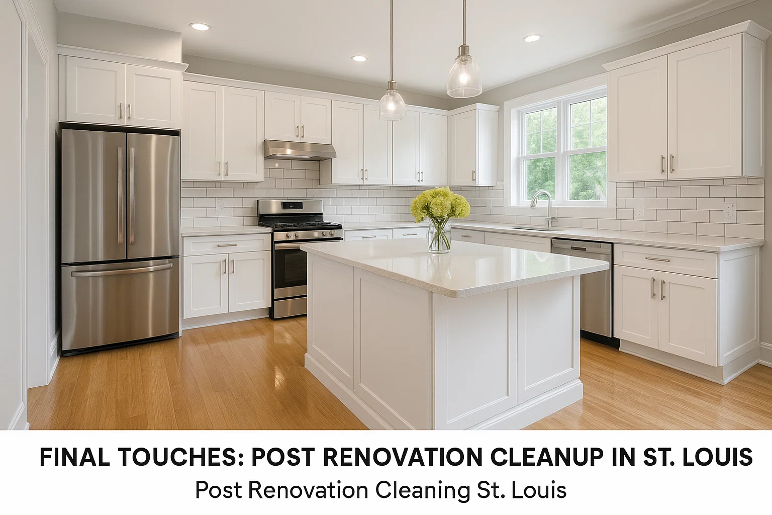 Final touch cleanup for your renovated space