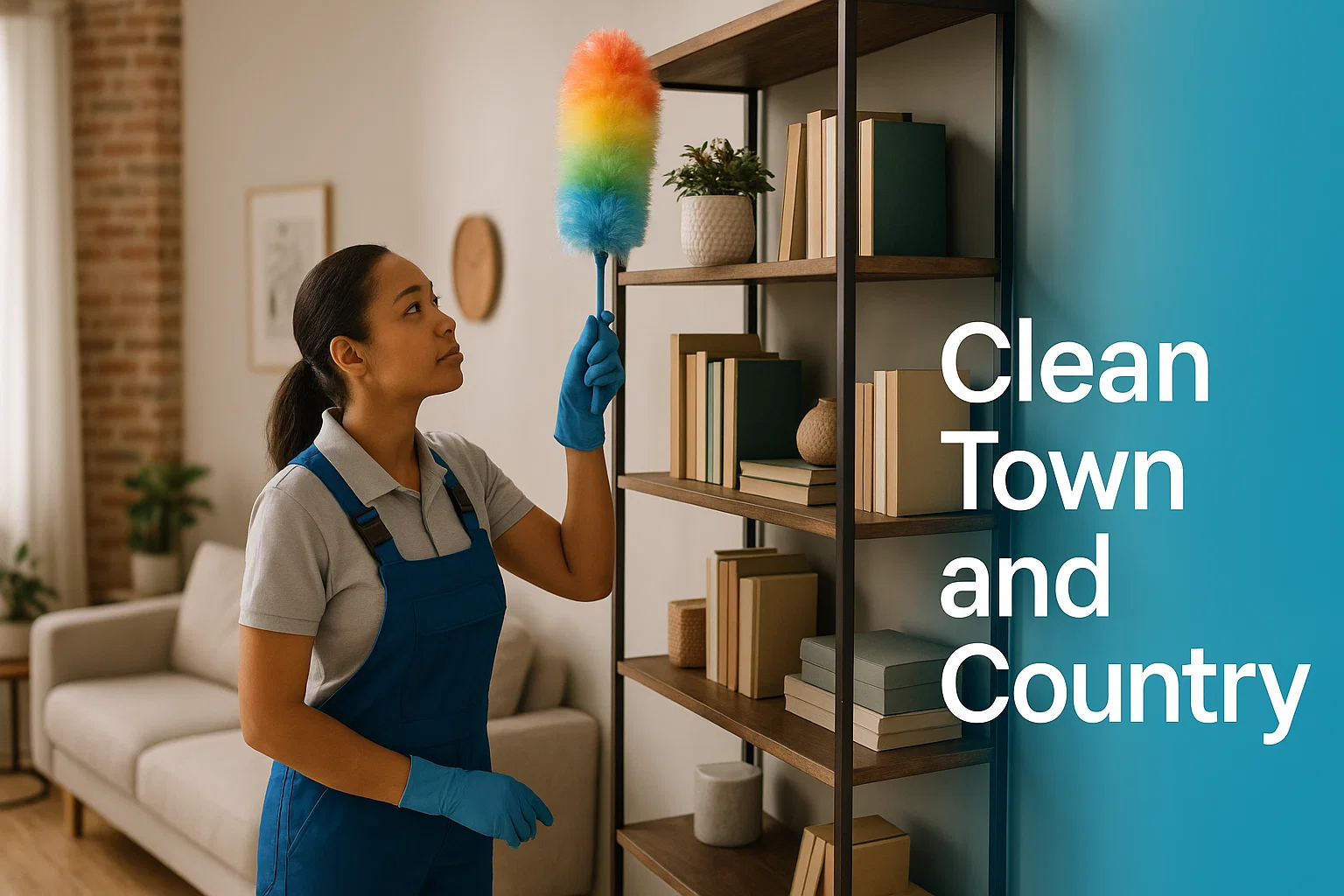 Recurring house cleaner working in St. Louis home