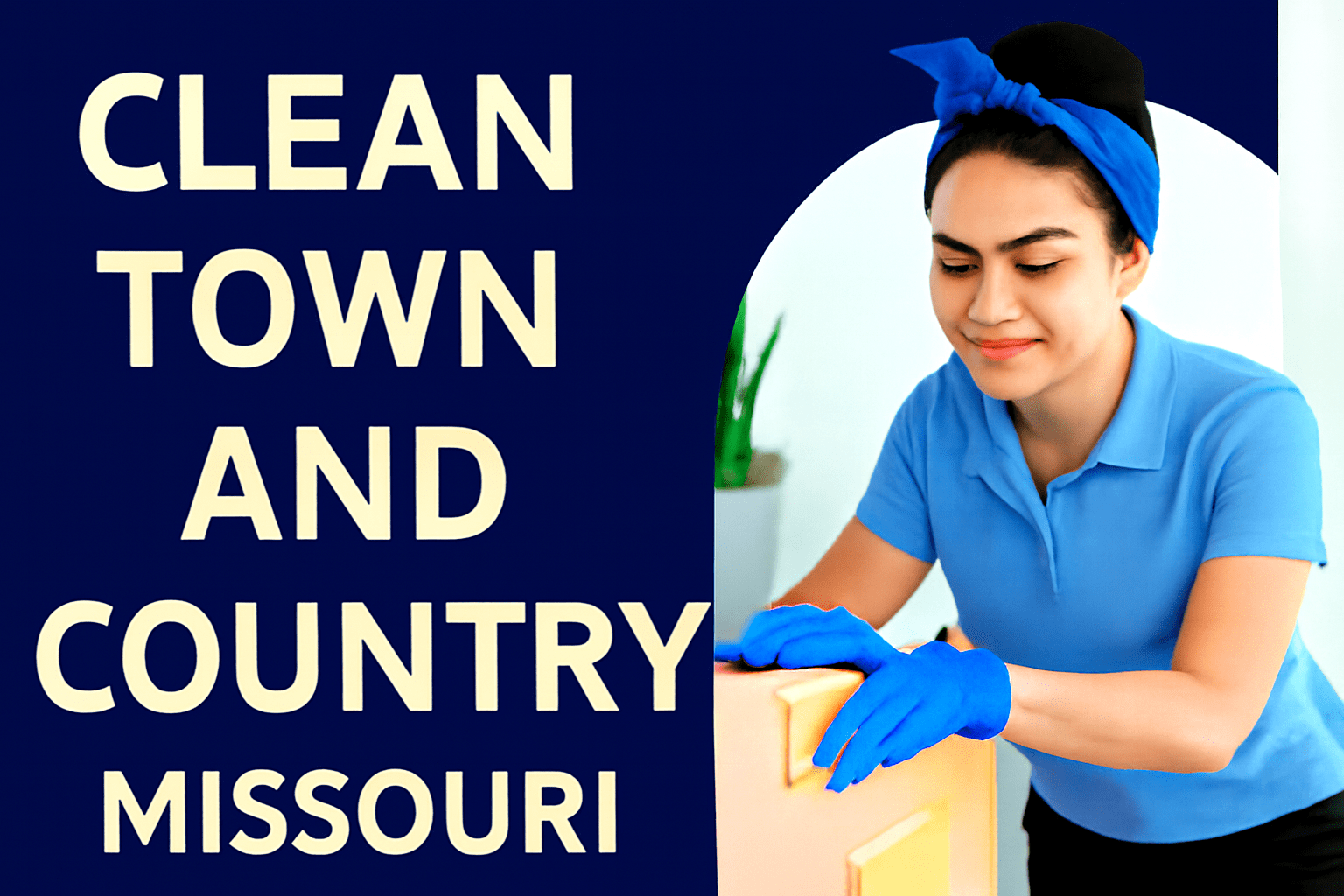Professional cleaner providing house cleaning services in Town and Country MO