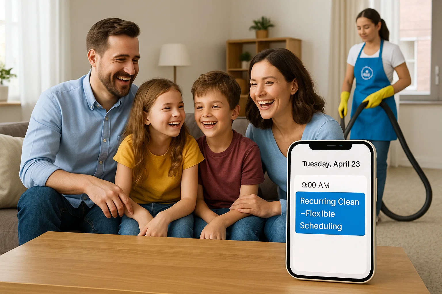 Clean Town & Country – Family Home Flexible Cleaning Service Family home cleaning services in St. Louis with flexible scheduling options