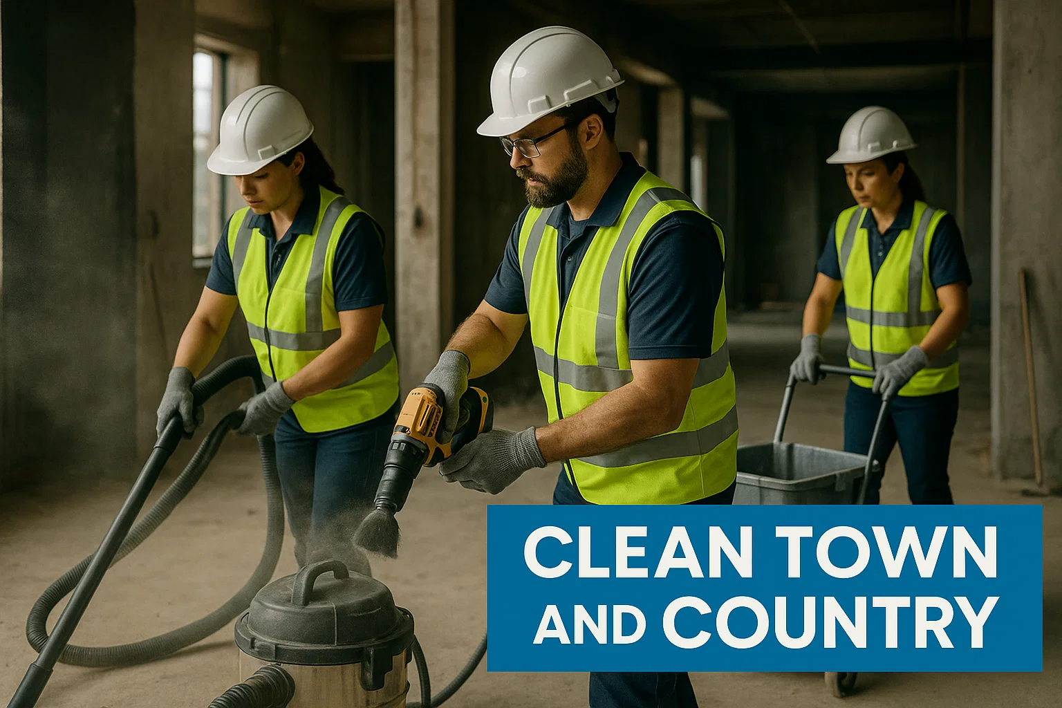 Construction Site Turnover — Post Build Cleaning Missouri Construction site turnover cleanup with professional team in Missouri