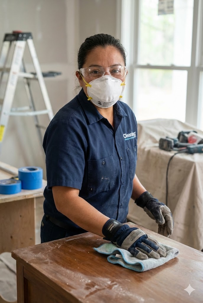 Removing fine dust from luxury living room shelves