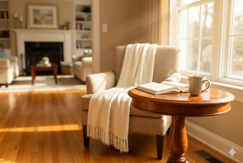 Enjoying free time in a clean luxury St. Louis home